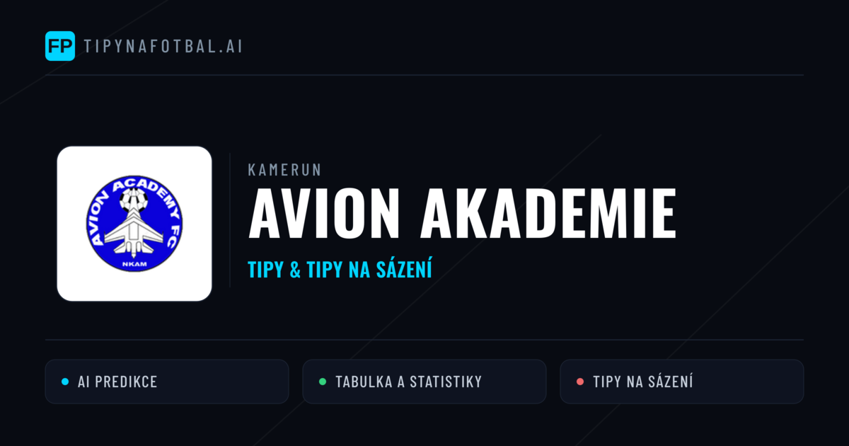 Avion Akademie Tipy a statistiky