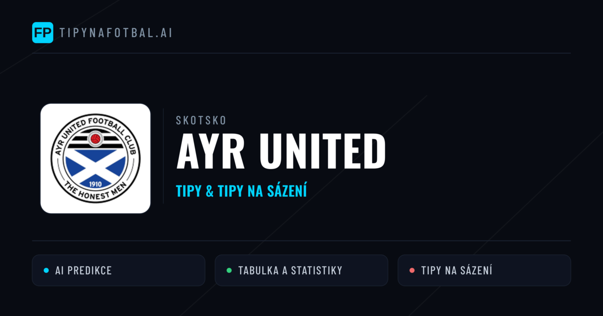 Ayr United Tipy a statistiky