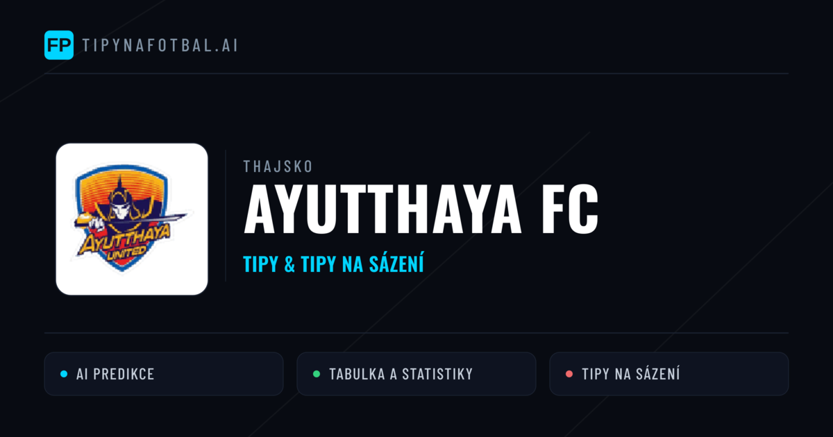 Ayutthaya FC Tipy a statistiky