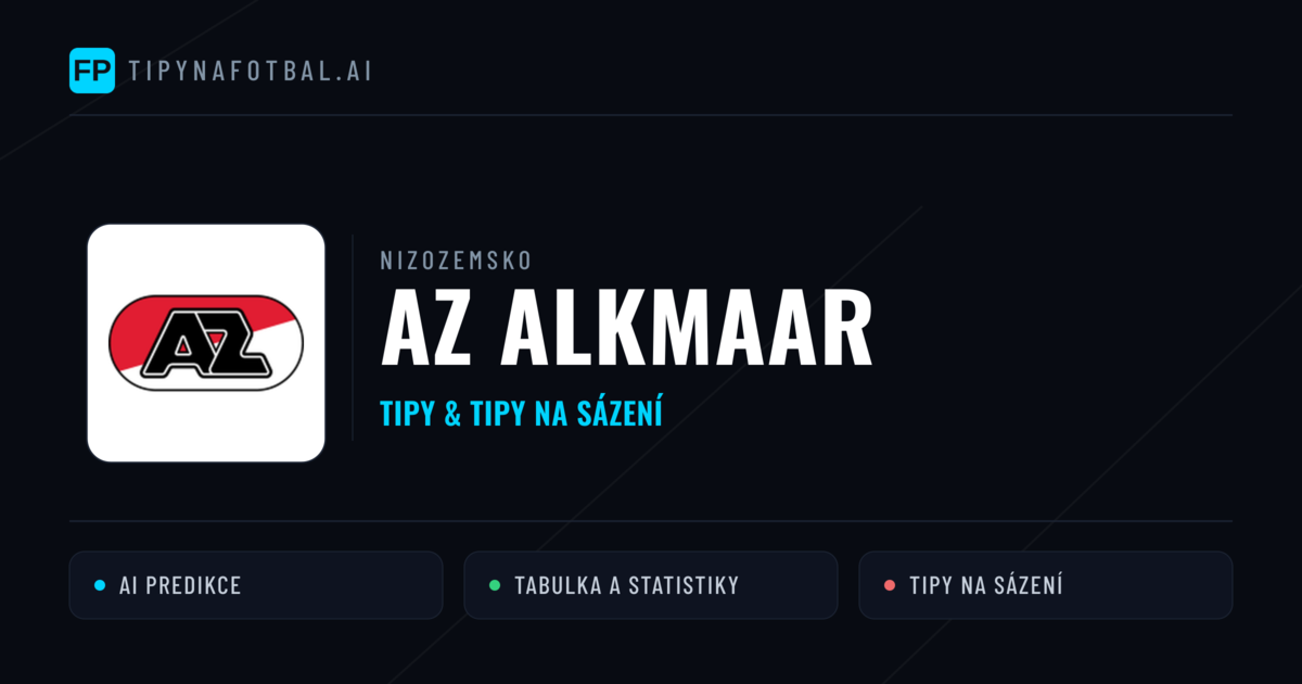 AZ Alkmaar Tipy a statistiky