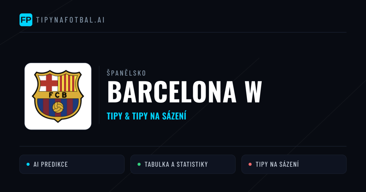 Barcelona W Tipy a statistiky