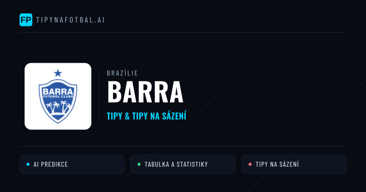 Barra Tipy a statistiky