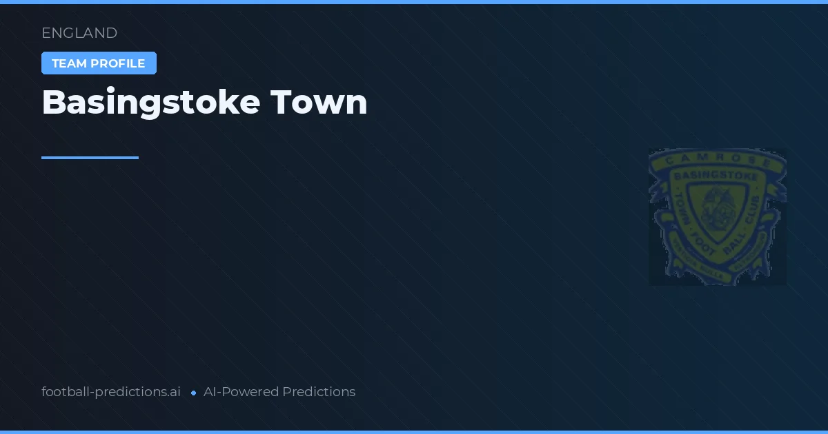 Basingstoke Town Tipy a statistiky