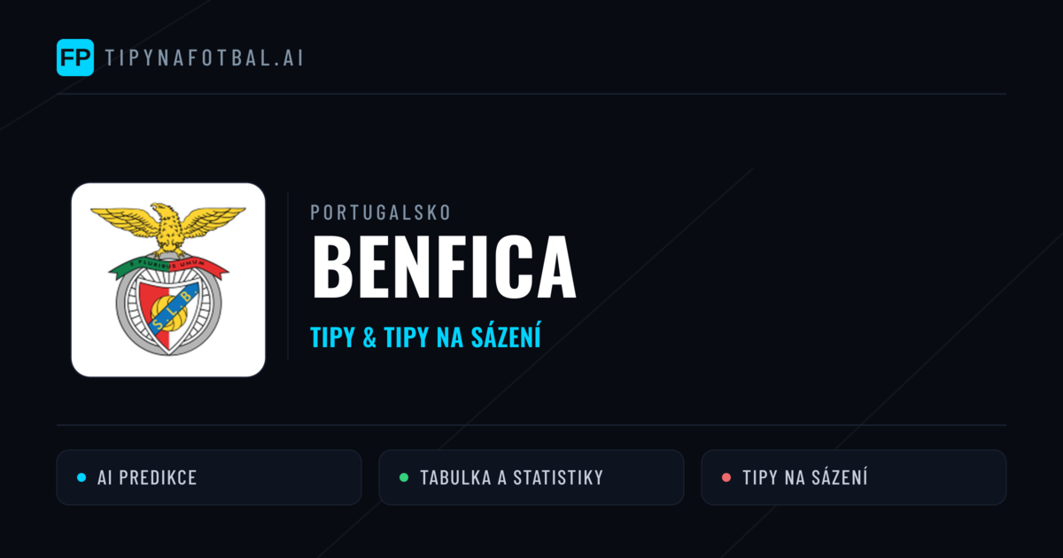 Benfica Tipy a statistiky