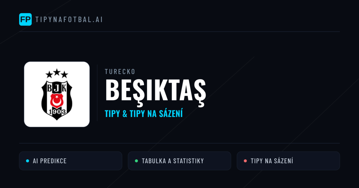 Beşiktaş Tipy a statistiky