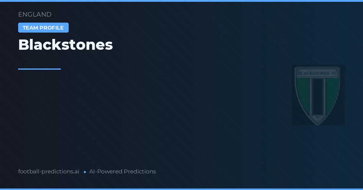 Blackstones Tipy a statistiky