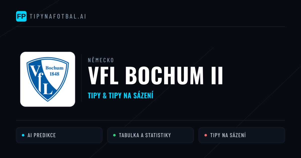 VfL Bochum II Tipy a statistiky