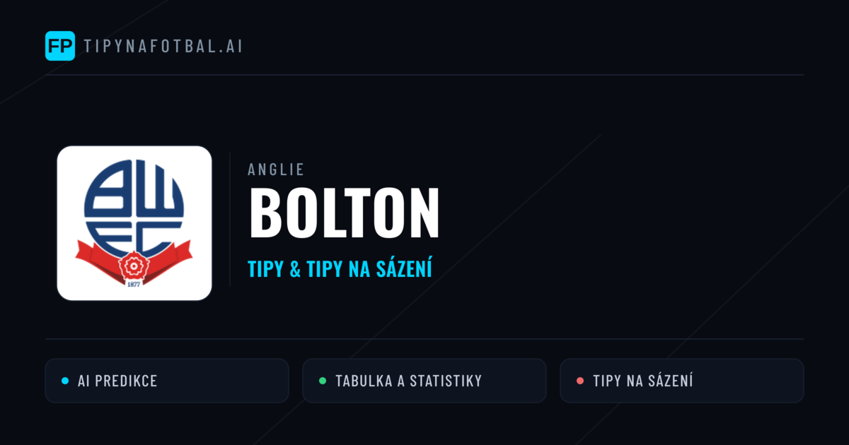 Bolton Tipy a statistiky