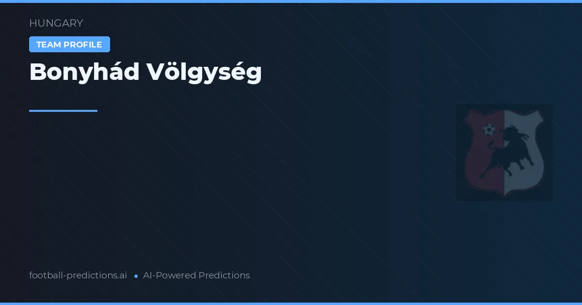 Bonyhád Völgység Tipy a statistiky
