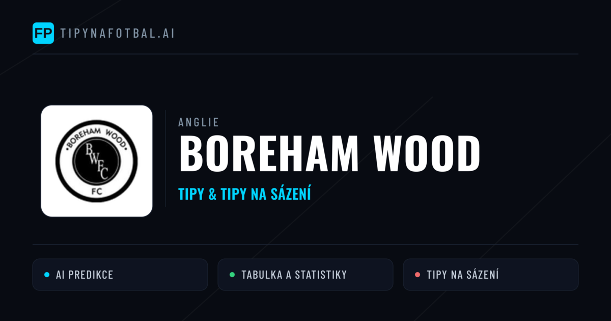 Boreham Wood Tipy a statistiky