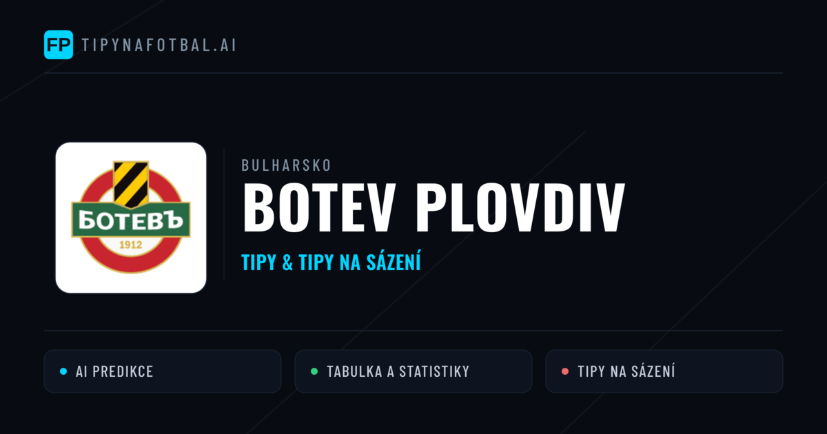 Botev Plovdiv Tipy a statistiky