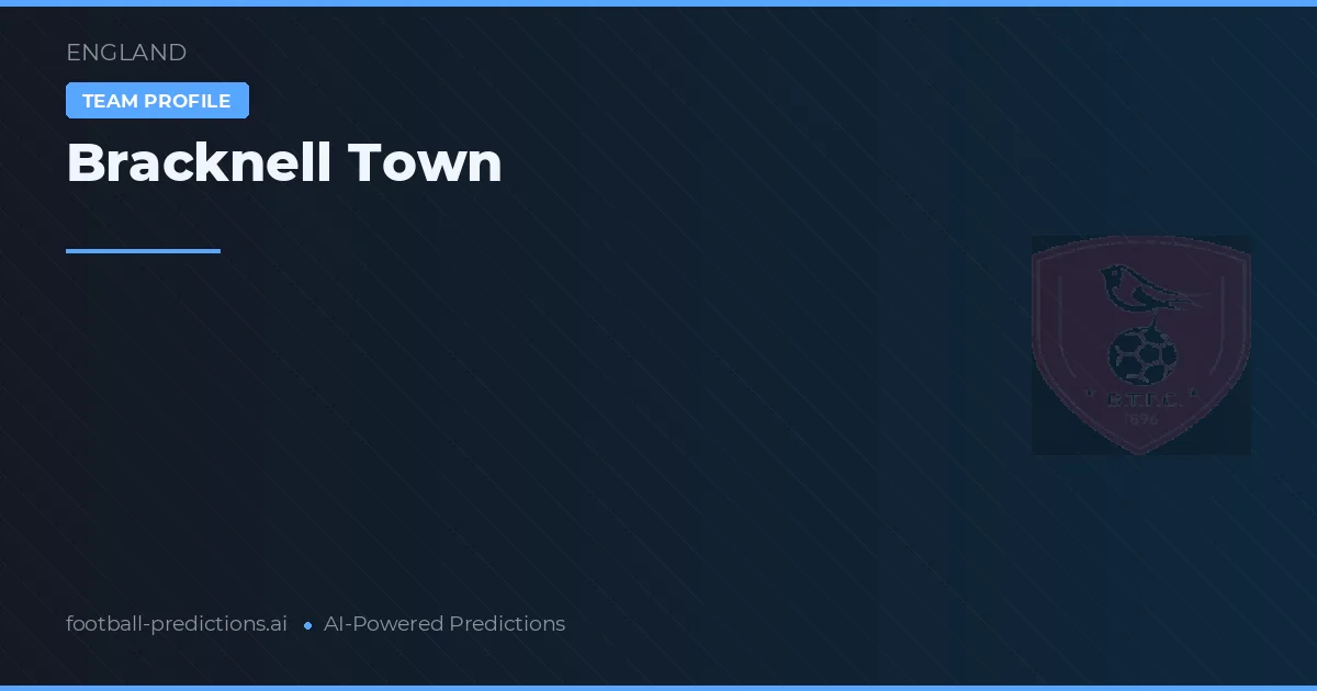 Bracknell Town Tipy a statistiky