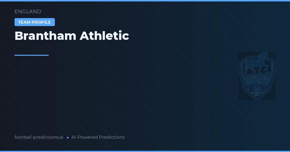 Brantham Athletic Tipy a statistiky