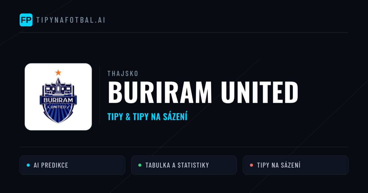 Buriram United Tipy a statistiky