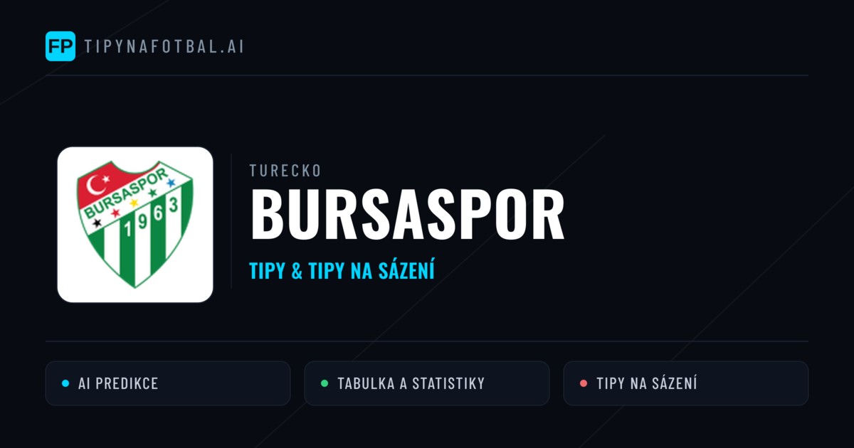 Bursaspor Tipy a statistiky