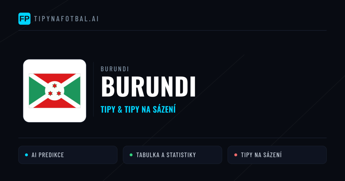 Burundi Tipy a statistiky