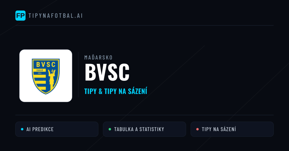 BVSC Tipy a statistiky