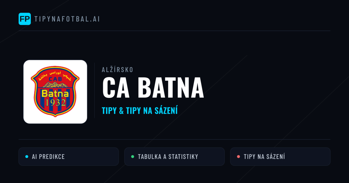 CA Batna Tipy a statistiky