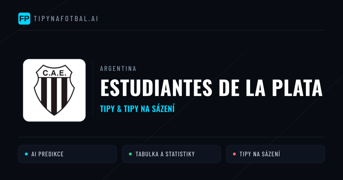 Estudiantes de La Plata Tipy a statistiky