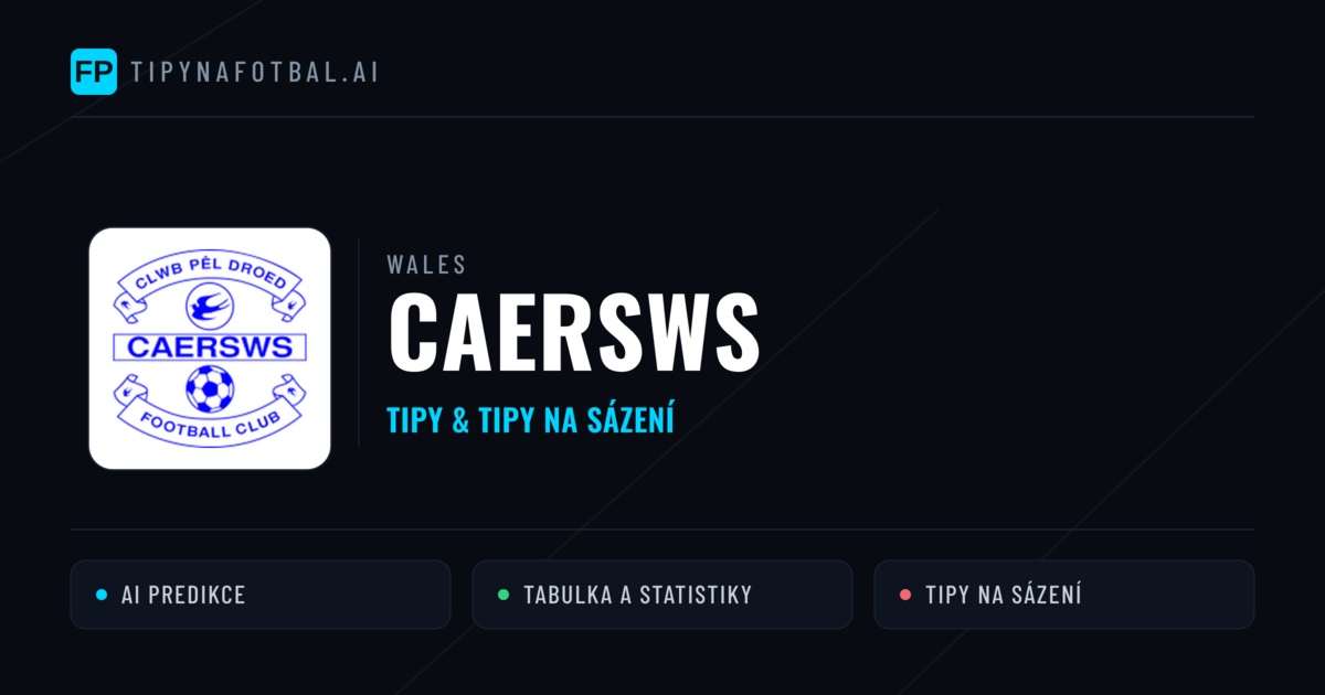 Caersws Tipy a statistiky
