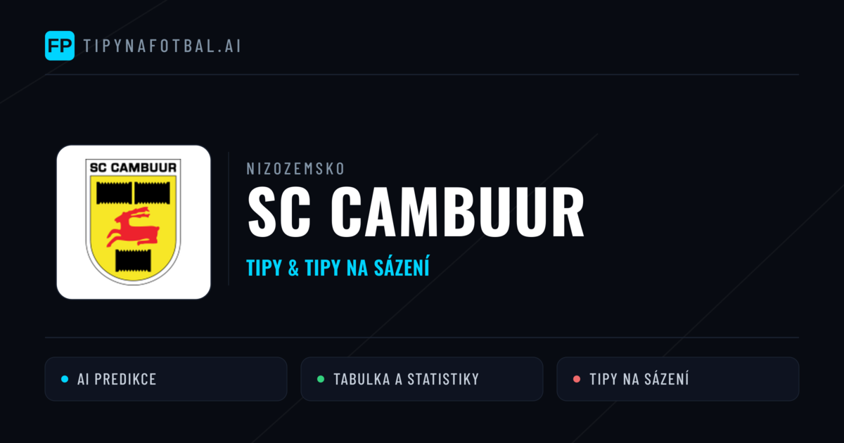SC Cambuur Tipy a statistiky