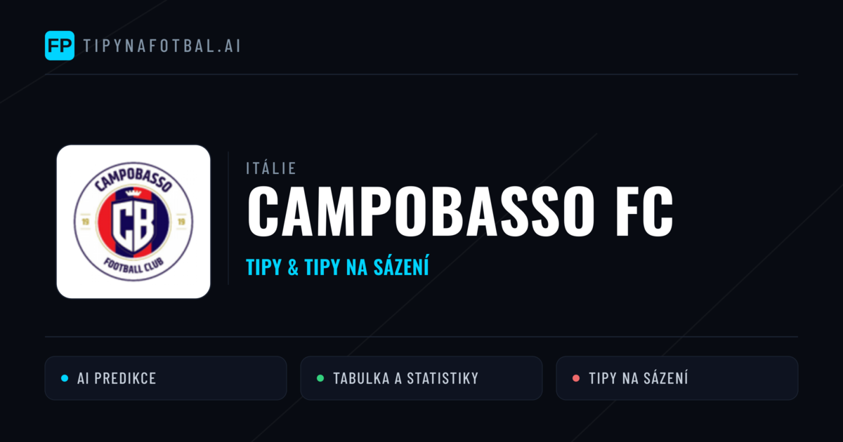 Campobasso FC Tipy a statistiky