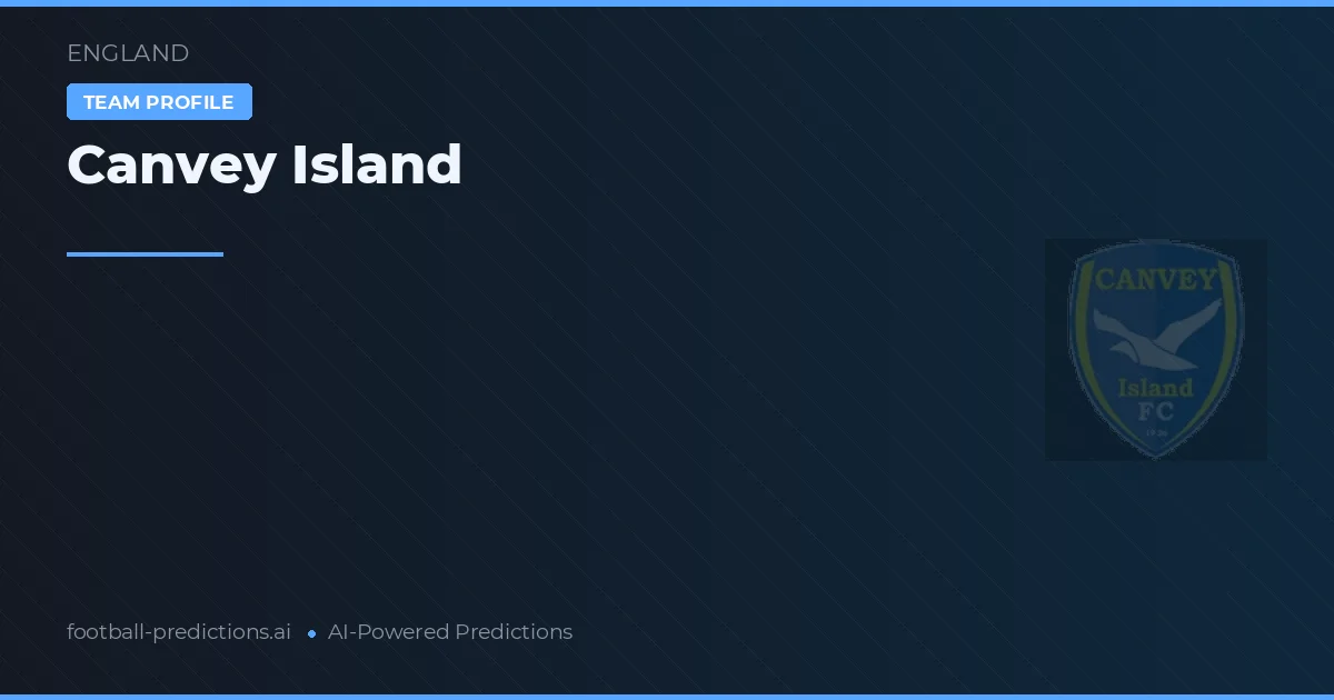 Canvey Island Tipy a statistiky