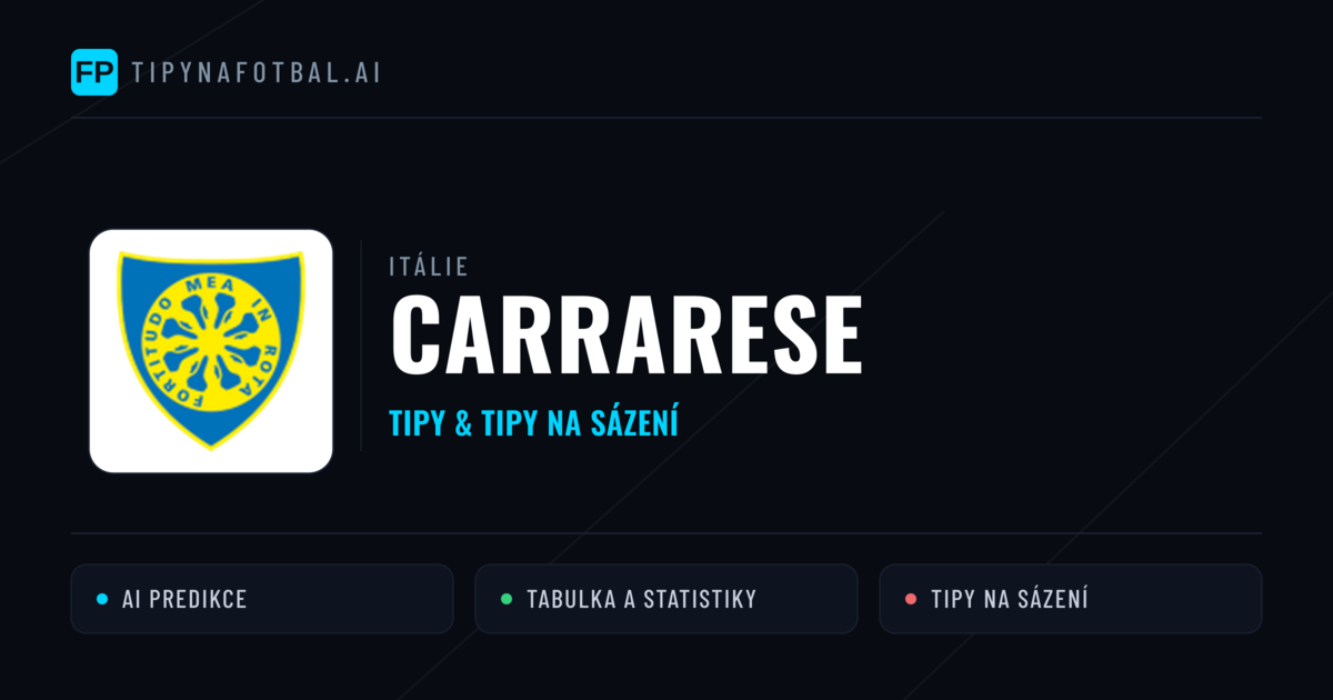 Carrarese Tipy a statistiky