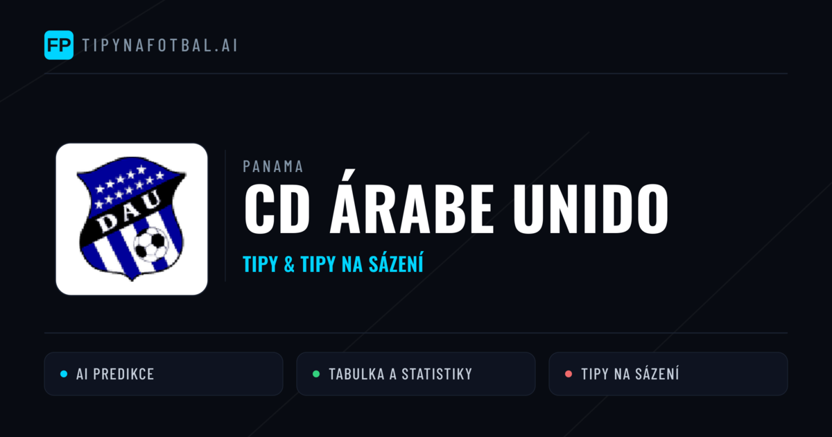 CD Árabe Unido Tipy a statistiky