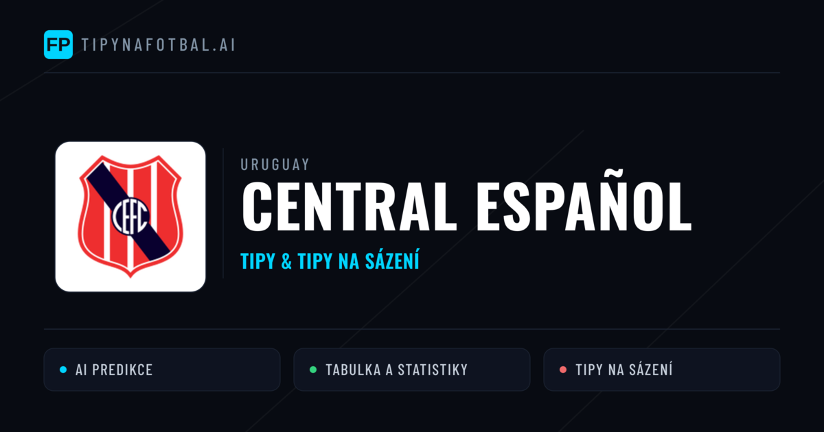 Central Español Tipy a statistiky