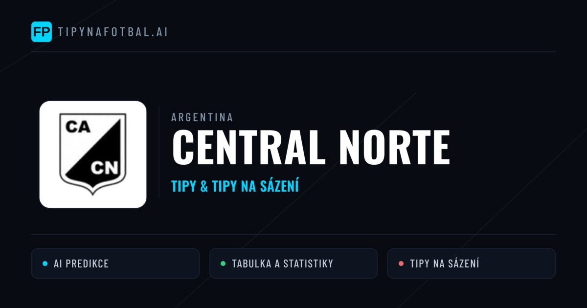 Central Norte Tipy a statistiky