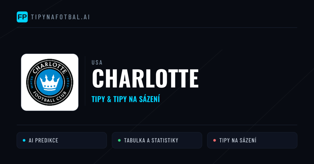 Charlotte Tipy a statistiky