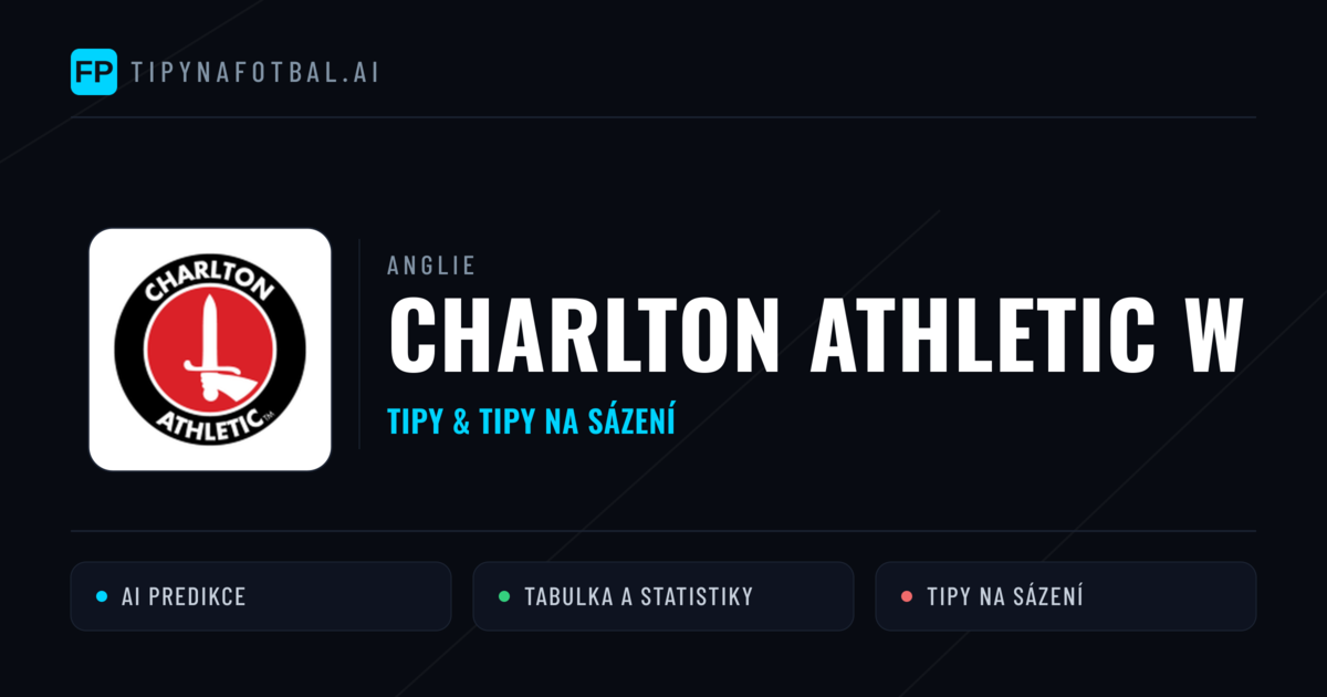 Charlton Athletic W Tipy a statistiky