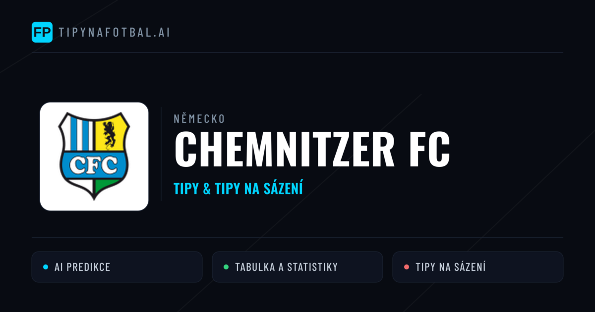 Chemnitzer FC Tipy a statistiky