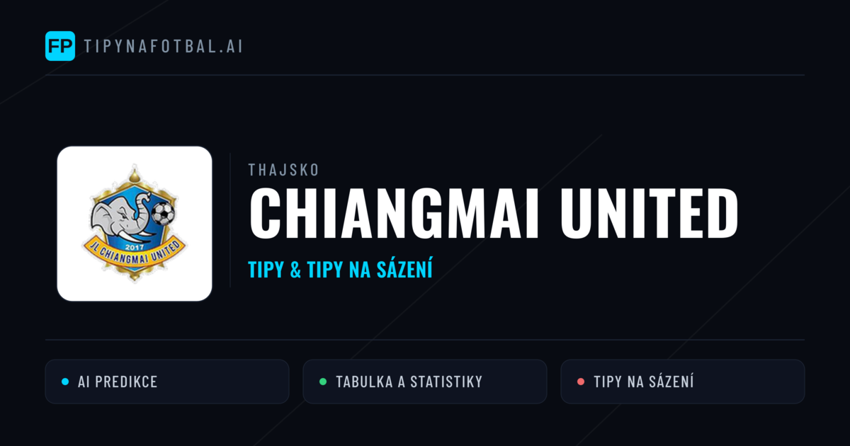 Chiangmai United Tipy a statistiky