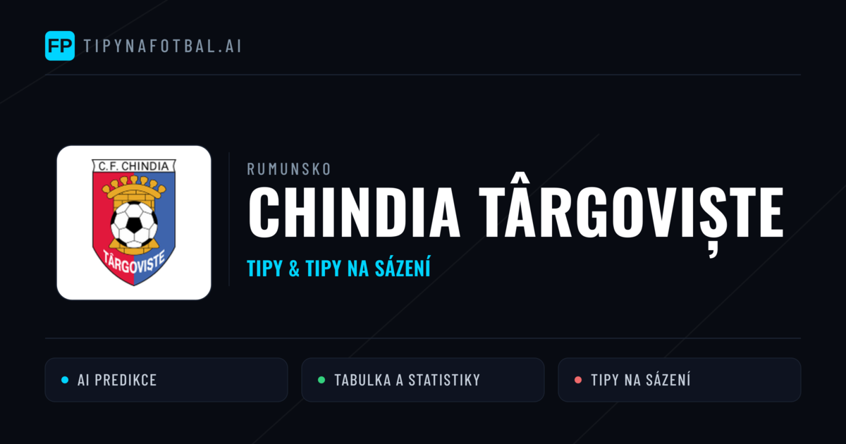 Chindia Târgoviște Tipy a statistiky