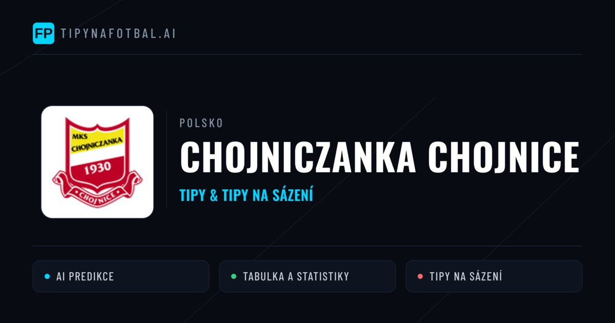 Chojniczanka Chojnice Tipy a statistiky