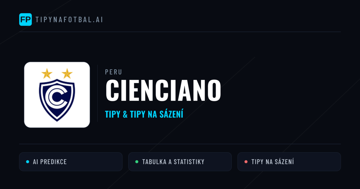 Cienciano Tipy a statistiky