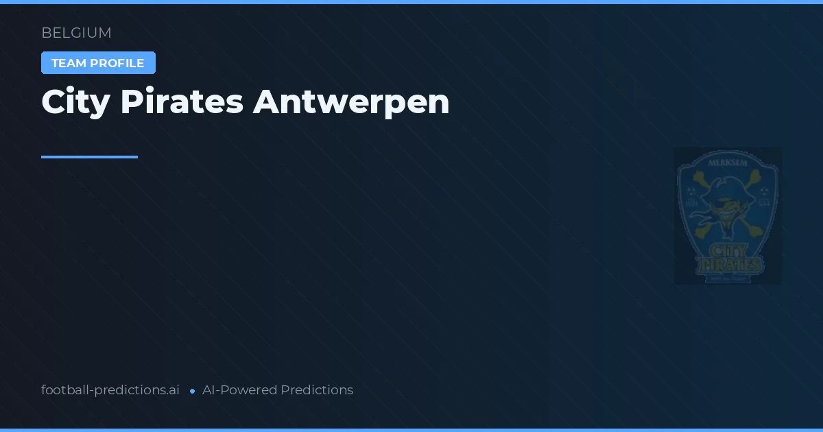 City Pirates Antwerpen Tipy a statistiky