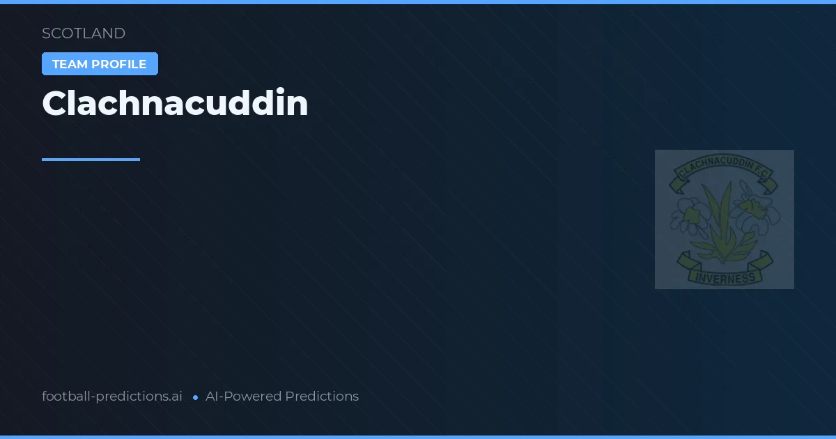 Clachnacuddin Tipy a statistiky