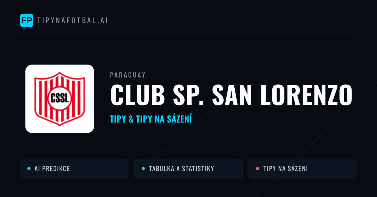 Club Sp. San Lorenzo Tipy a statistiky