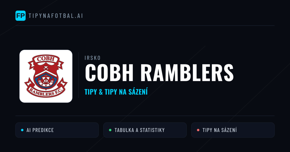 Cobh Ramblers Tipy a statistiky