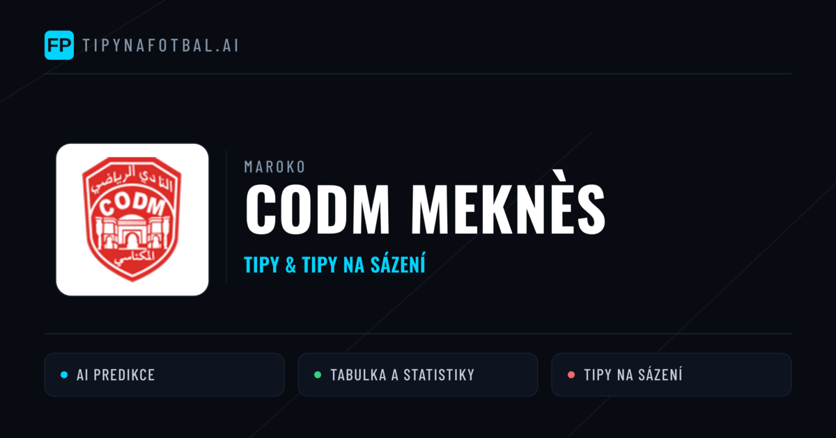 CODM Meknès Tipy a statistiky