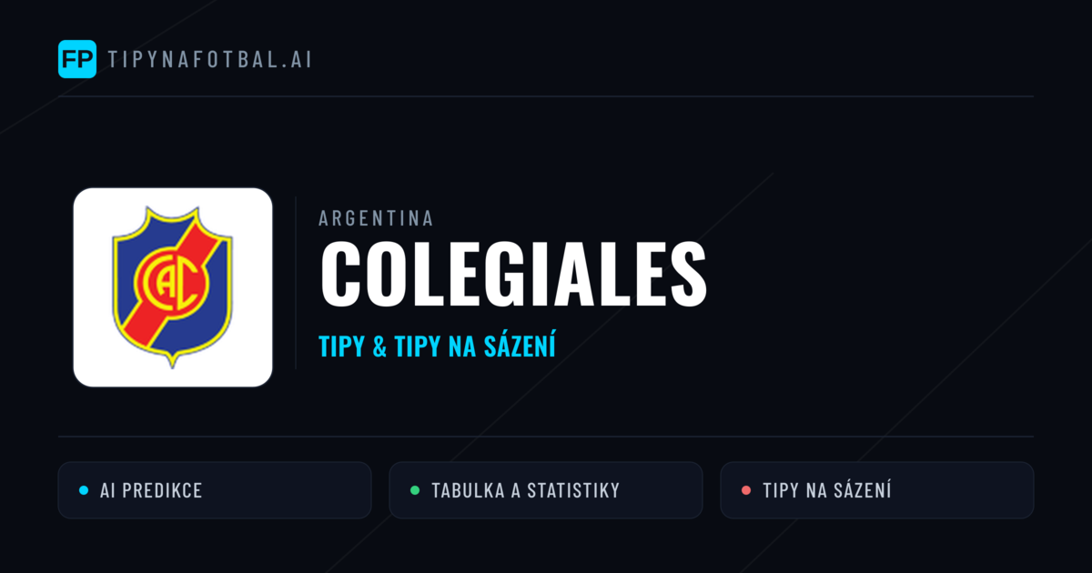 Colegiales Tipy a statistiky