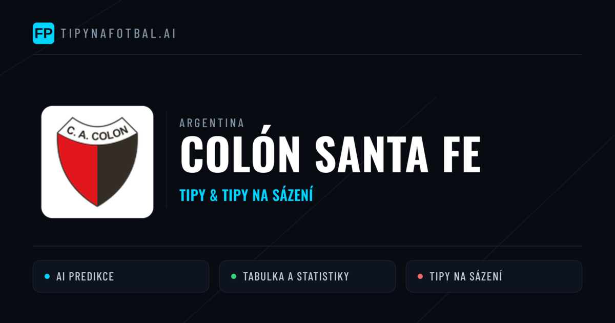 Colón Santa Fe Tipy a statistiky