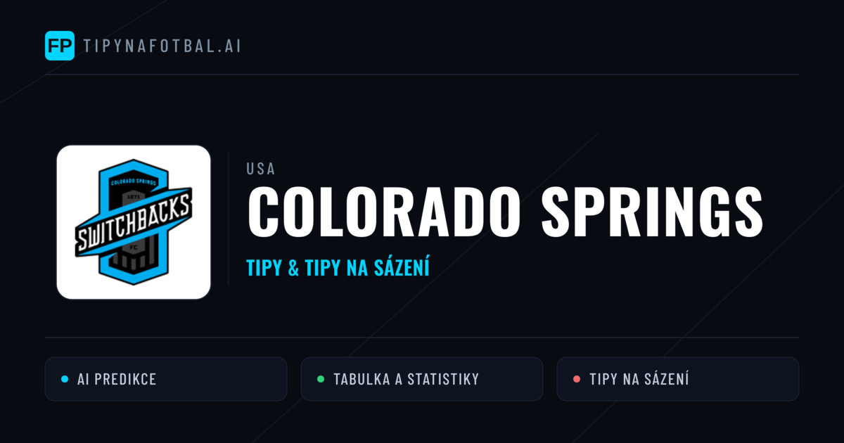 Colorado Springs Tipy a statistiky