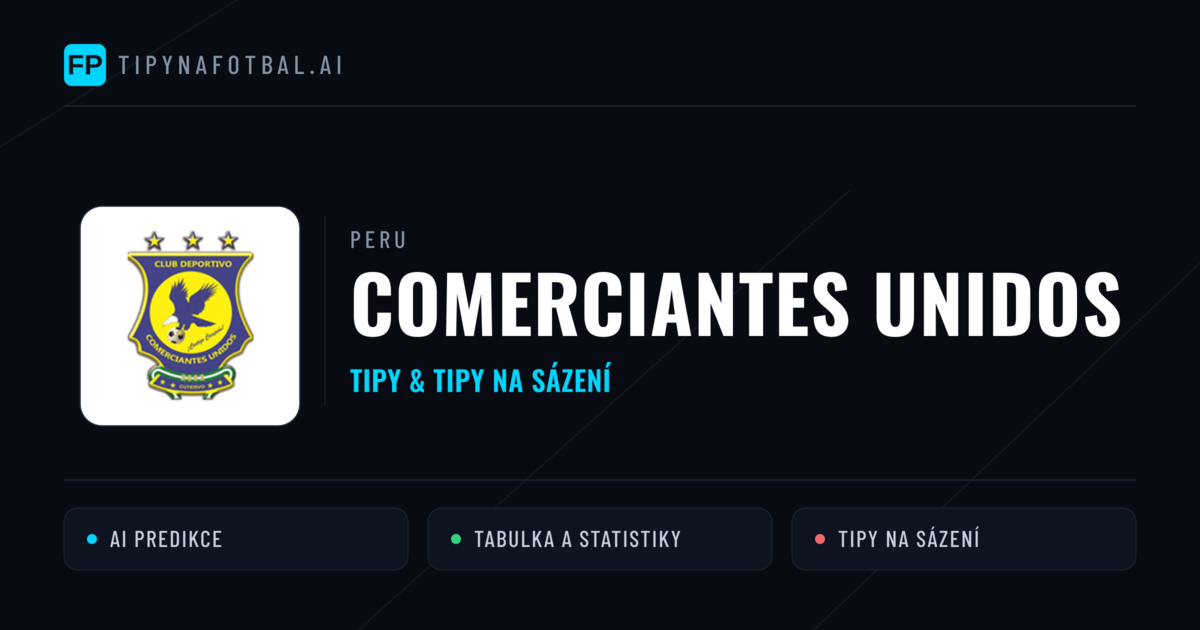 Comerciantes Unidos Tipy a statistiky