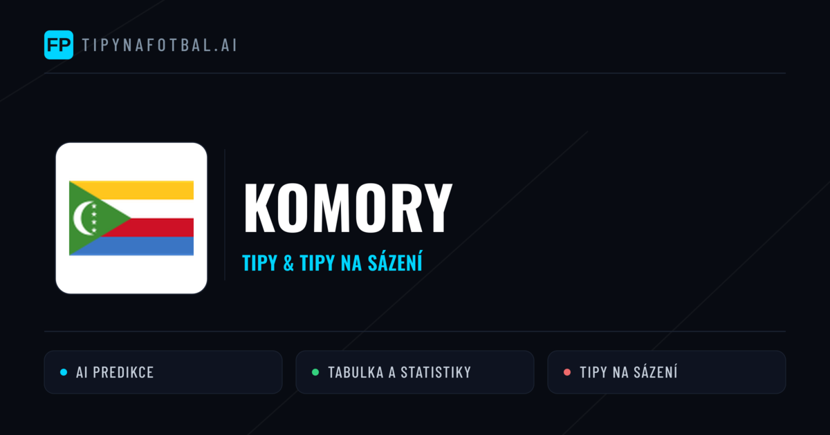 Komory Tipy a statistiky