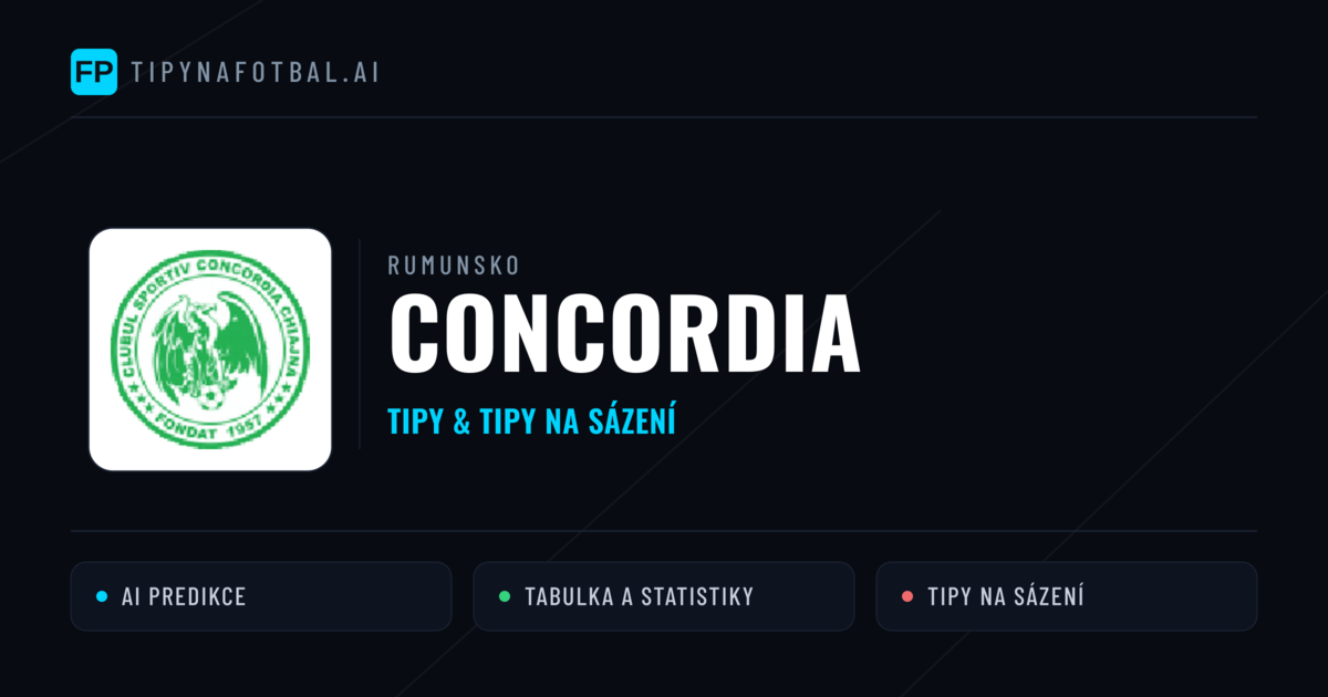 Concordia Tipy a statistiky