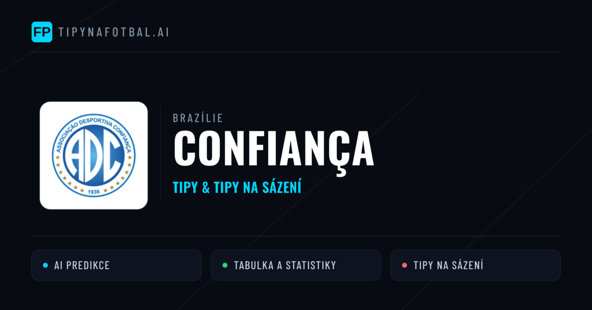 Confiança Tipy a statistiky